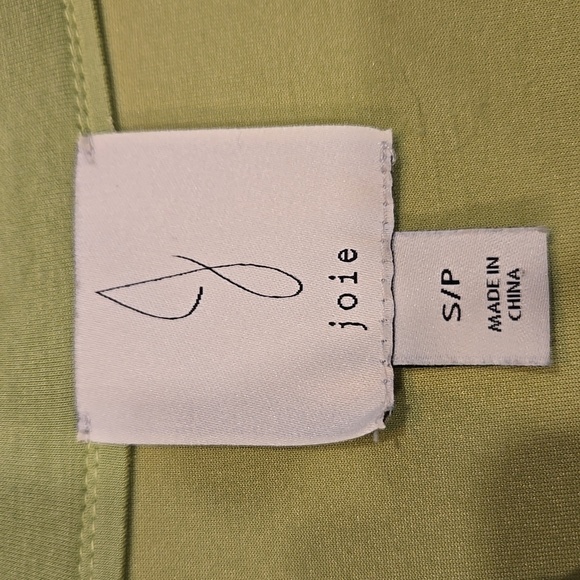 JOIE CHARTREUSE LIME GREEN 4 BUTTON JACKET. SIZE SMALL. - Picture 3 of 8
